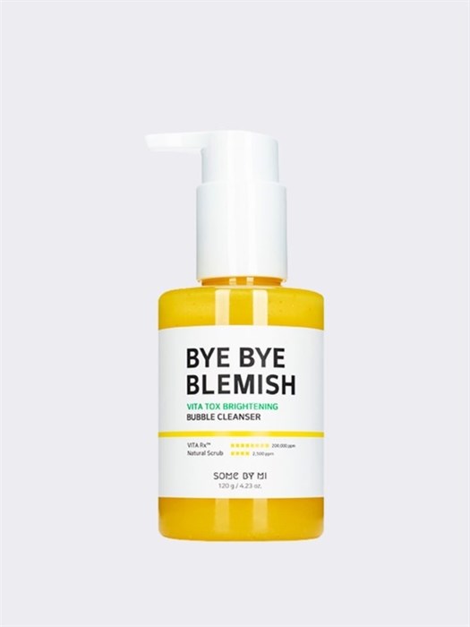 Осветляющая пузырьковая маска-пенка Some By Mi Bye Bye Blemish Vita Tox Brightening Bubble Cleanser 1684 - фото 4528