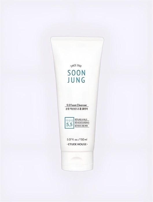 Слабокислотная очищающая пенка ETUDE HOUSE Soon Jung 5.5 Foam Cleanser 1698 - фото 4542