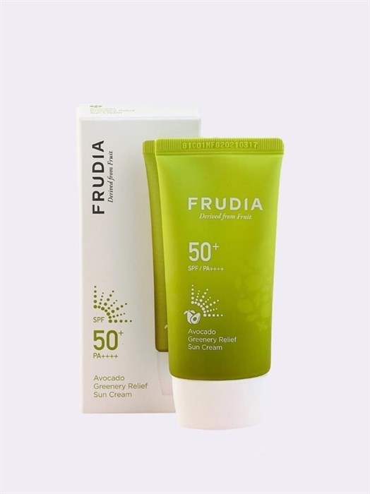 Солнцезащитный крем с экстрактом авокадо Frudia Avocado Greenery Relief Sun Cream SPF50+ PA++++ 1760 - фото 4604