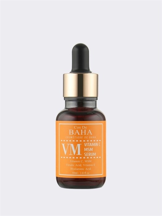 Осветляющая сыворотка с витамином С, феруловой кислотой и витамином Е Cos De BAHA Vitamin C MSM Serum 1783 - фото 4628