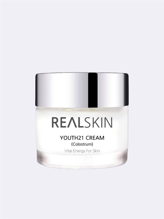 Осветляющий крем для лица против пигментаций Realskin Youth 21 Cream Colostrum 1834 - фото 4680