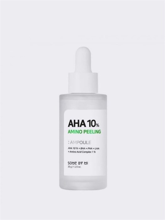 Отшелушивающая амино-сыворотка с комплексом кислот Some By Mi AHA 10% Amino Peeling Ampoule 1876 - фото 4722