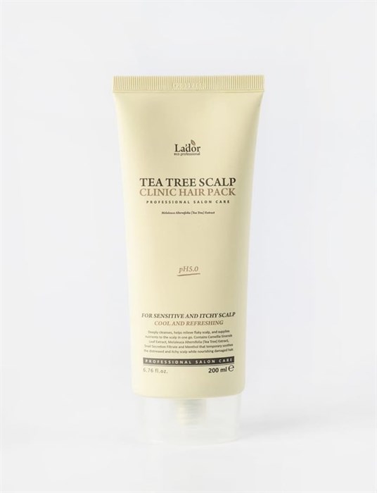 Маска-пилинг для кожи головы с маслом чайного дерева Lador Tea Tree Scalp Hair Pack 1953 - фото 4801