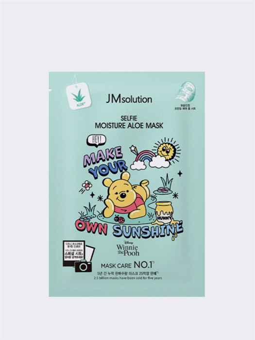 Смягчающая тканевая маска с экстрактом алоэ JMSolution Disney Collection Selfie Moisture Aloe Mask 2010 - фото 5048