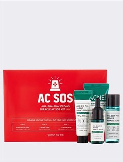 Набор миниатюр с кислотами для проблемной кожи Some By Mi 30 Days Miracle AC SOS Kit AHA-BHA-PHA 1740