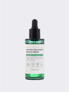 Успокаивающая сыворотка с тремя видами кислот и центеллой Some By Mi AHA BHA PHA 30 Days Miracle Serum 1777