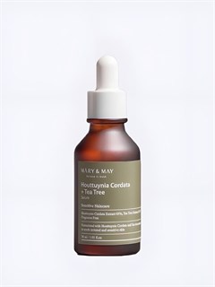 Успокаивающая сыворотка с хауттюйнией и чайным деревом MARY & MAY Houttuynia Cordata + Tea Tree Serum 1795