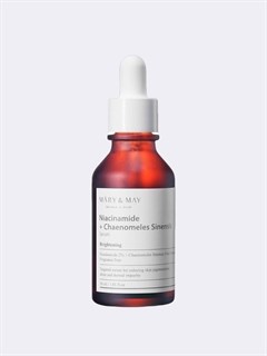 Сыворотка с ниацинамидом и экстрактом айвы MARY & MAY Niacinamide + Chaenomeles Sinensis Serum 1796