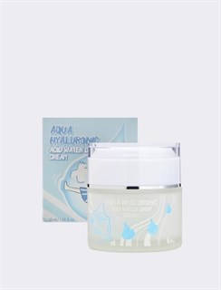 Лёгкий улажняющий гиалуроновый крем для лица Elizavecca Aqua Hyaluronic Acid Water Drop Cream 1818