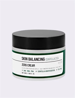 Успокаивающий крем с кислотами и центеллой DEARBOO SKIN BALANCING CENTELLA CICA ZERO CREAM 1823