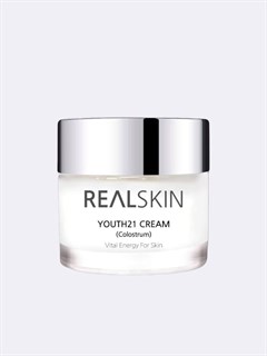 Осветляющий крем для лица против пигментаций Realskin Youth 21 Cream Colostrum 1834