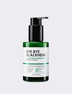 Пенка-маска от черных точек Some By Mi Bye Bye Blackhead 30 Days Miracle Green Tea Tox Bubble Cleanser 1878