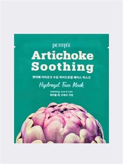 Гидрогелевая освежающая маска для лица с экстрактом артишока PETITFEE Artichoke Soothing Hydrogel Face Mask 1902